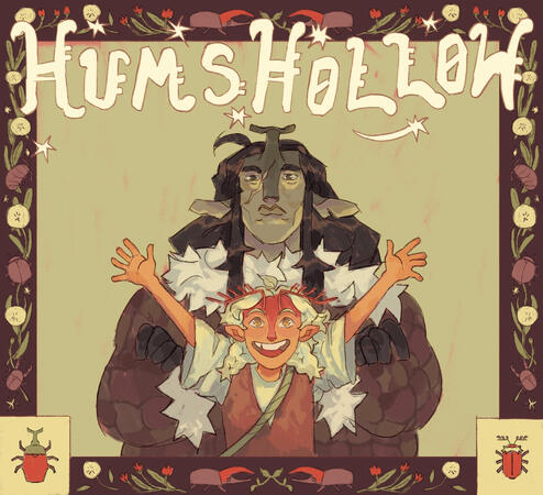 Cover page for a graphic novel concept book.