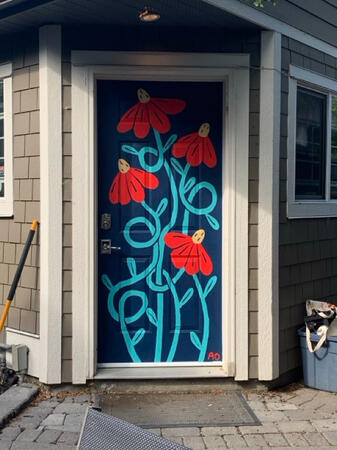 Floral Door